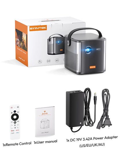 BYINTEK U80 Max 3D 4K Mini LED Portable vidéo Home cinéma
