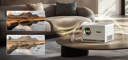 BYINTEK PLATO T5 1080P projecteur 4K 1000ANSI intelligent Android 9.0 professionnel basse Wifi 6