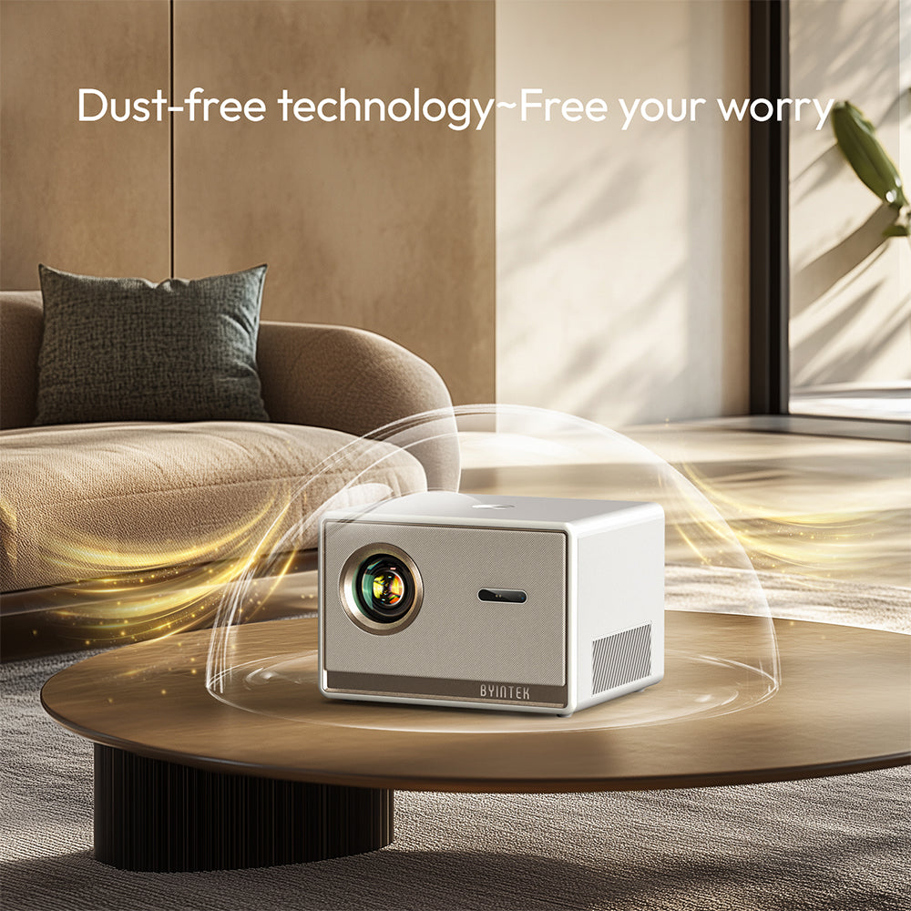 BYINTEK PLATO T5 1080P projecteur 4K 1000ANSI intelligent Android 9.0 professionnel basse Wifi 6